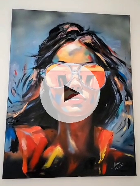 ArteDiAlina.com painting: Burning Heart